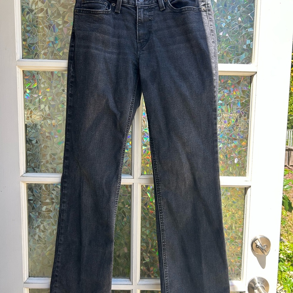 Levi's Black Super Low Bootcut Jeans